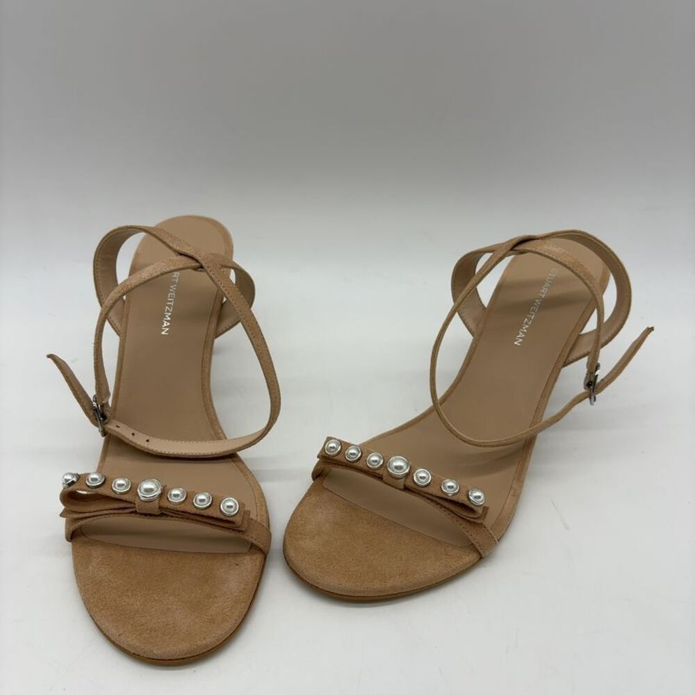 Stuart Weitzman Suede Sandal in Multicolor